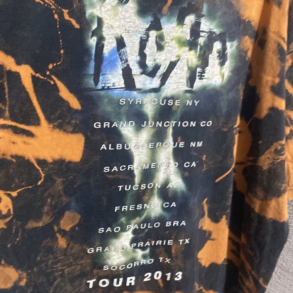 KORN Concert tee 2013’ Path of totality XL+925 Italy chain Slipknot🎸Pick - Picture 11 of 15